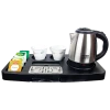 Otel Kettle Tepsisi ve 1 Lt Kettle