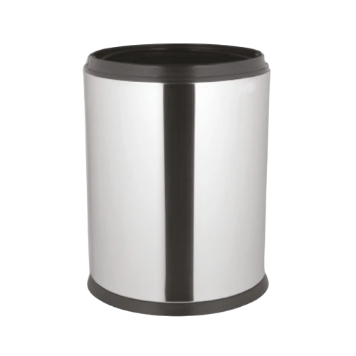 Açık Ağızlı 12 Litre Paslanmaz Çöp Kovası