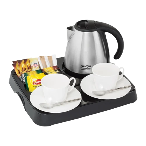  Otel Kettle Tepsisi ve 1 Lt Kettle