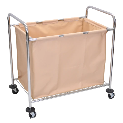 Yatık Torbalı Kirli Çamaşır Arabası