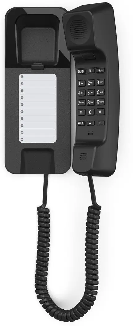 KAREL DUVAR TİPİ TELEFON SİYAH VE BEYAZ